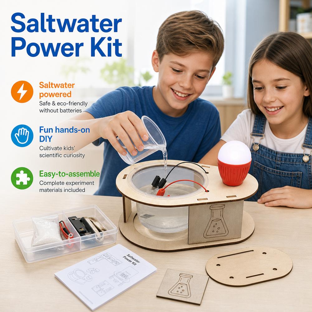 DIY Salt Water Power Generatio - Science Kit review and price